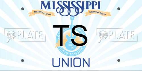 TS Mississippi License Plate