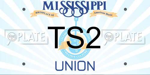TS2 Mississippi License Plate