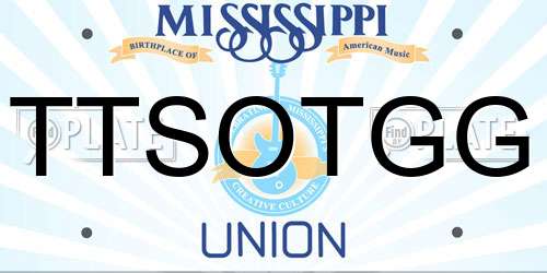 TTSOTGG Mississippi License Plate