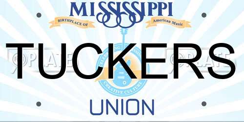 TUCKERS Mississippi License Plate