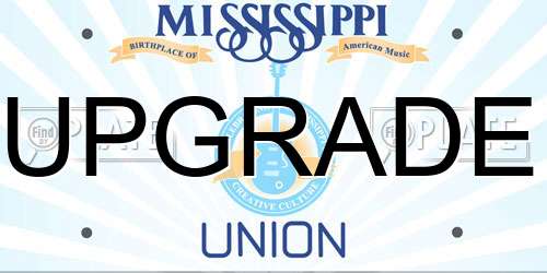 UPGRADE Mississippi License Plate