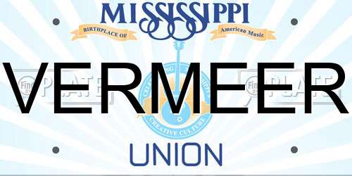 VERMEER Mississippi License Plate