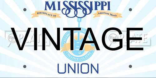 VINTAGE Mississippi License Plate