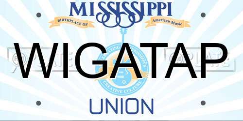 WIGATAP Mississippi License Plate