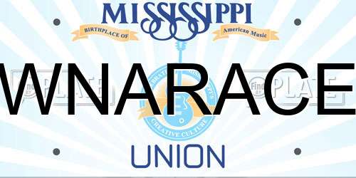 WNARACE Mississippi License Plate