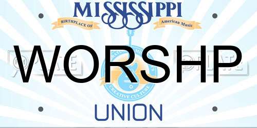 WORSHP Mississippi License Plate