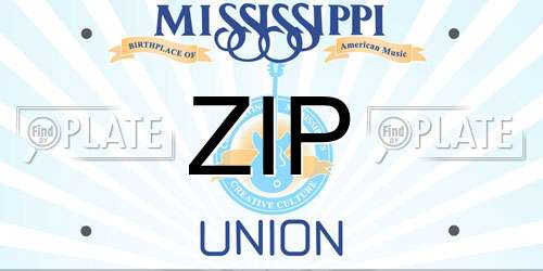 ZIP Mississippi License Plate