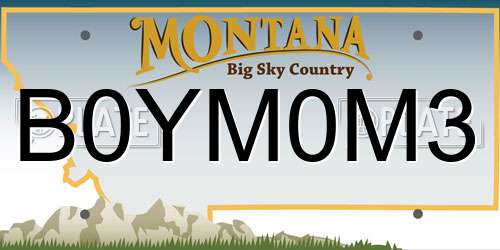 B0YM0M3 Montana License Plate