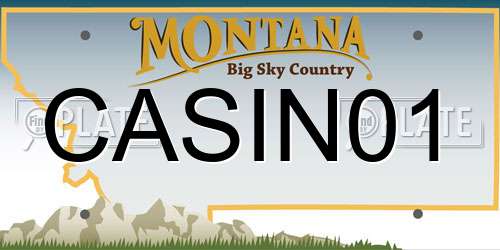CASIN01 Montana License Plate