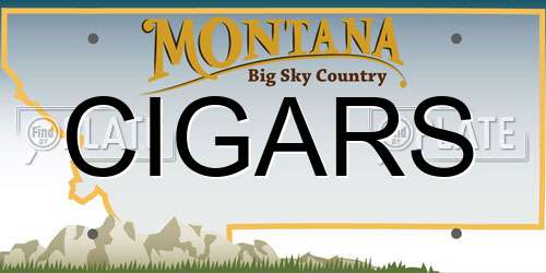 CIGARS Montana License Plate