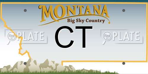 CT Montana License Plate