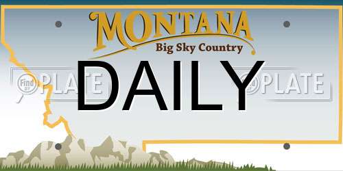 DAILY Montana License Plate