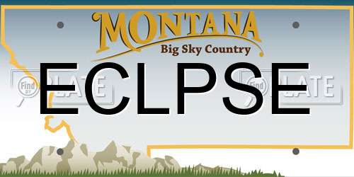 ECLPSE Montana License Plate