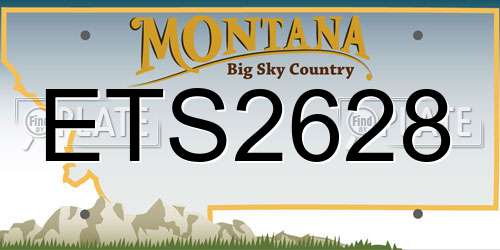 ETS2628 Montana License Plate