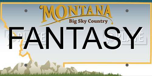 FANTASY Montana License Plate