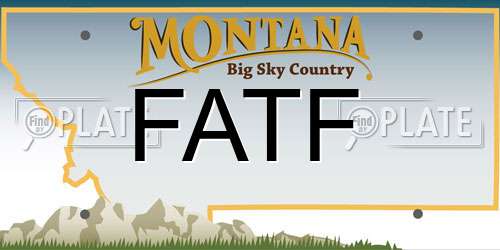 FATF Montana License Plate