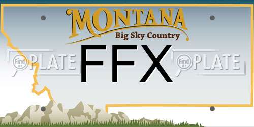 FFX Montana License Plate