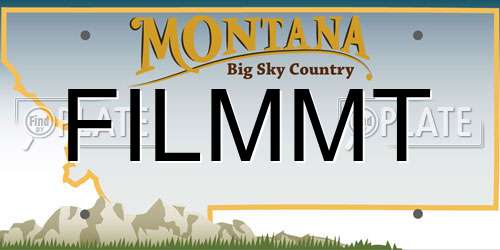 FILMMT Montana License Plate