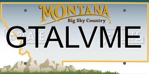 GTALVME Montana License Plate