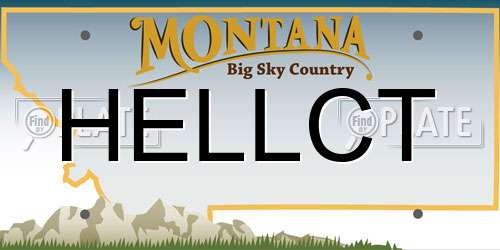 HELLCT Montana License Plate