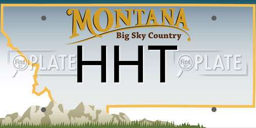 HHT Montana License Plate