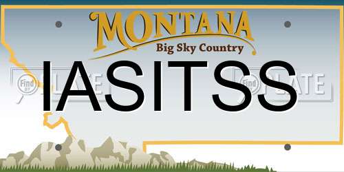 IASITSS Montana License Plate