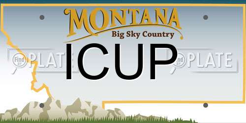 ICUP Montana License Plate