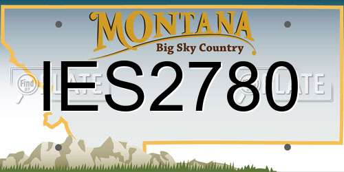 IES2780 Montana License Plate
