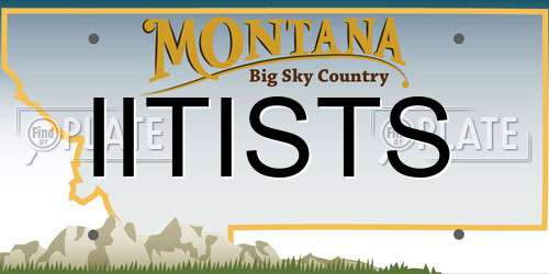 IITISTS Montana License Plate
