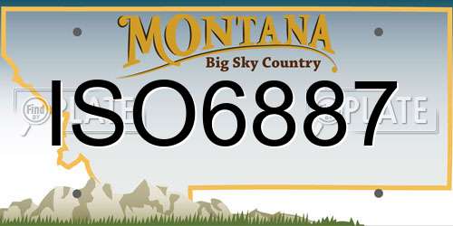 ISO6887 Montana License Plate