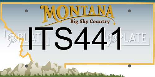 ITS441 Montana License Plate