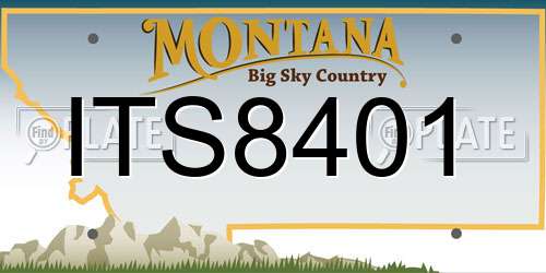 ITS8401 Montana License Plate