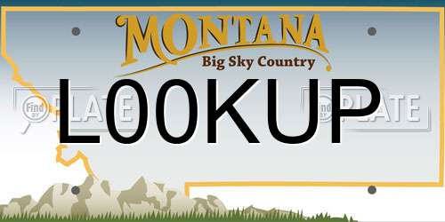 L00KUP Montana License Plate