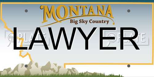 LAWYER Montana License Plate
