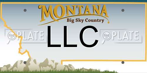 LLC Montana License Plate