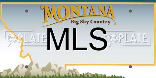 MLS Montana License Plate