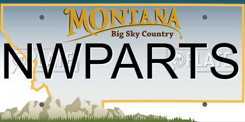 NWPARTS Montana License Plate