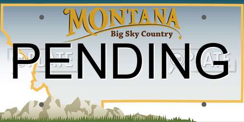 PENDING Montana License Plate