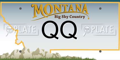 QQ Montana License Plate