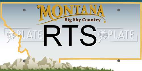 RTS Montana License Plate