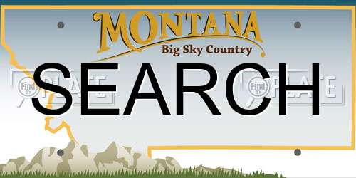 SEARCH Montana License Plate