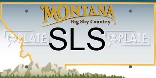 SLS Montana License Plate