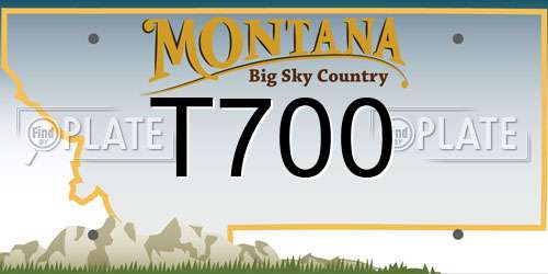 T700 Montana License Plate