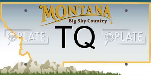 TQ Montana License Plate