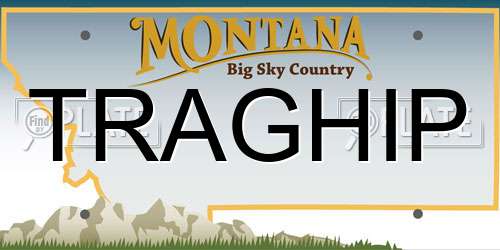 TRAGHIP Montana License Plate