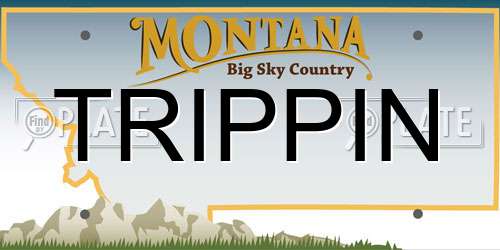 TRIPPIN Montana License Plate