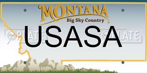 USASA Montana License Plate