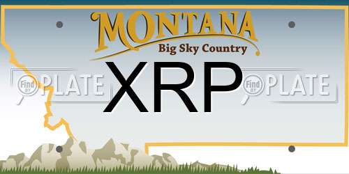 XRP Montana License Plate