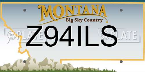 Z94ILS Montana License Plate