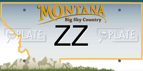 ZZ Montana License Plate